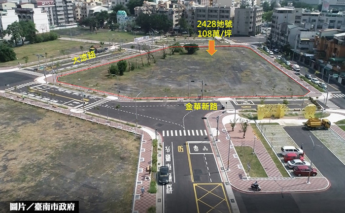 南市重劃區土地標售 溢價率驚人！