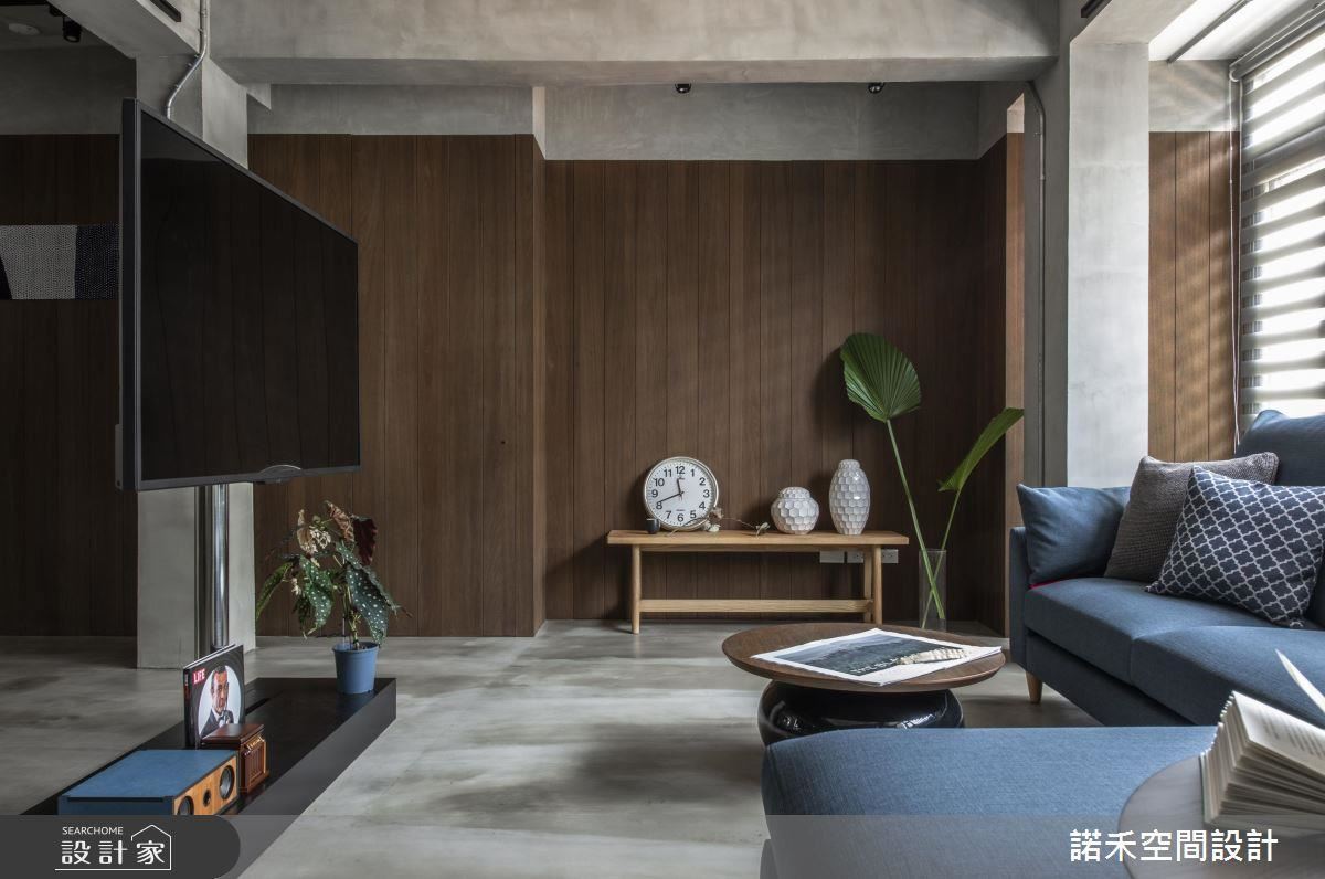 模糊老屋新家界限，一家三口簡單生活