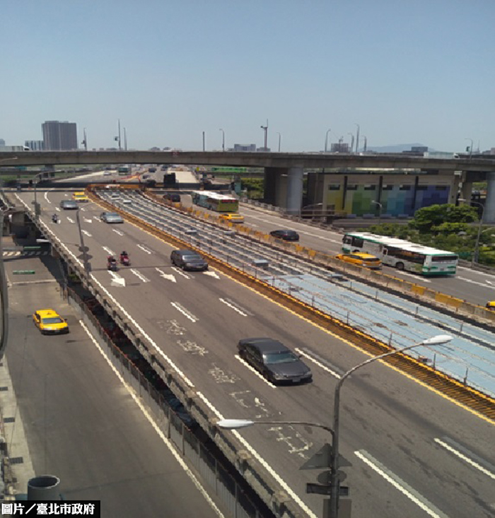 忠孝橋匝道拓寬　8月底全面完工