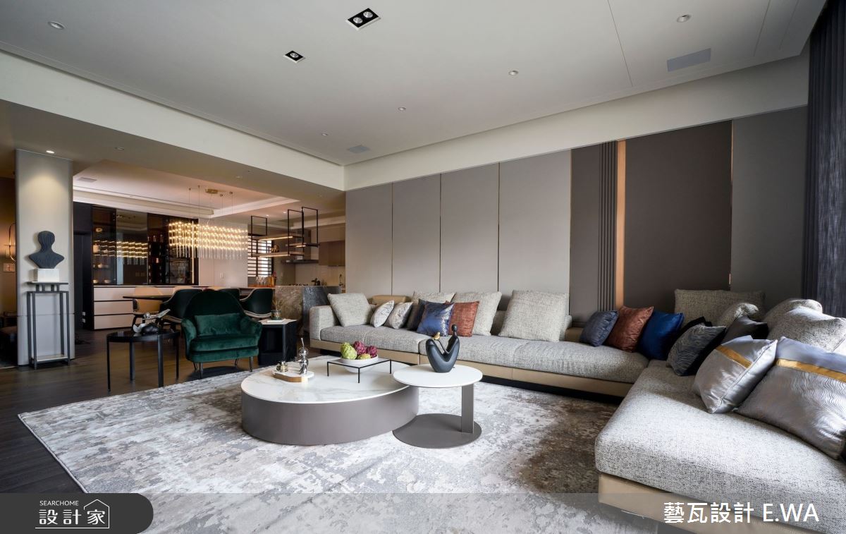 雍容華貴的空間，完成屋主夢想的100坪混搭風精品豪宅