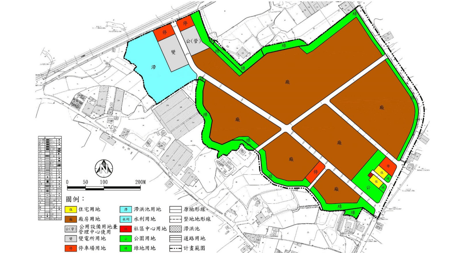 「新屋頭洲科技園區開發計畫案」開發示意圖。（圖片來源：桃園市政府）