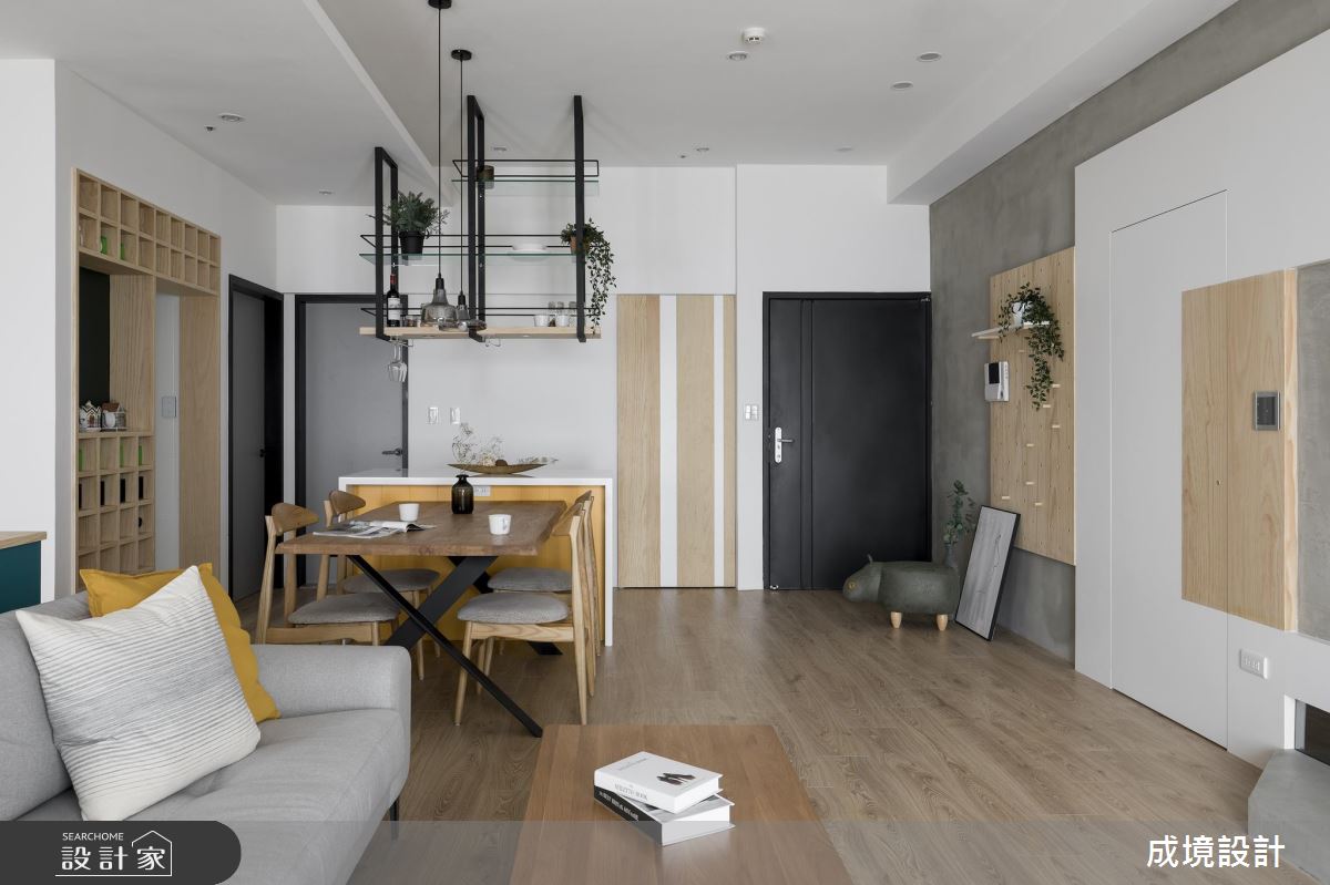 北歐宅隱形術創造雙贏局面！主牆造型加分，主臥隱私滿分