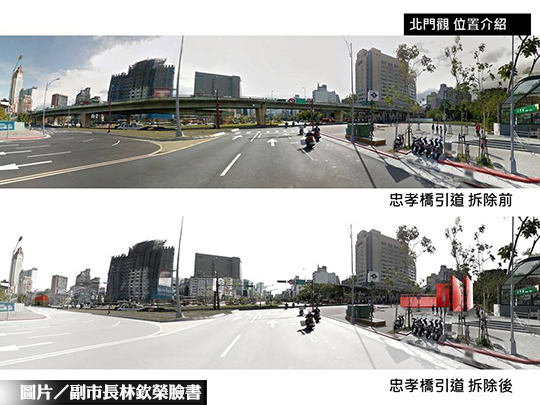 北市府大陣仗　忠孝橋引道拼速拆　