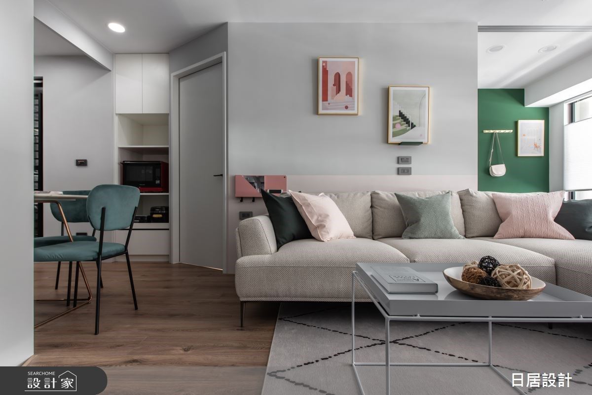 彈性空間與柔美色彩，18坪混搭風實現屋主心目中的理想居所