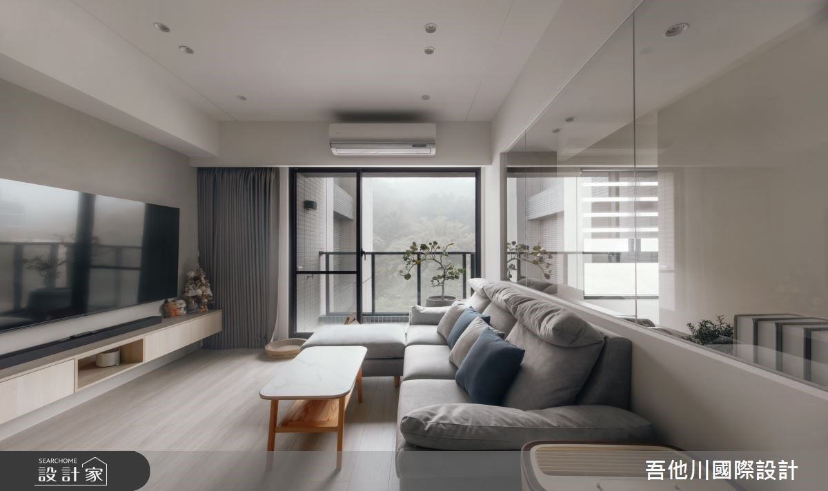 新竹室內設計團隊打造  ，北歐風的明亮日常，日光、木質與超大收納！