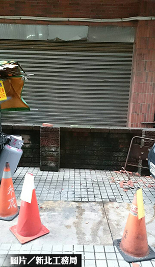 難擋寒流衝擊　新北磁磚剝落頻傳