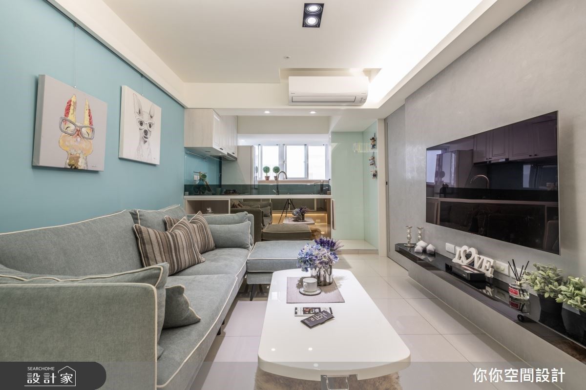 老屋改造藍色北歐風小宅！強化收納、微調格局享受採光，創造最大機能坪效