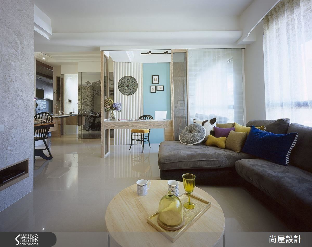 微調格局，把家放大了！最適合姊妹下午茶的經典美式現代居所