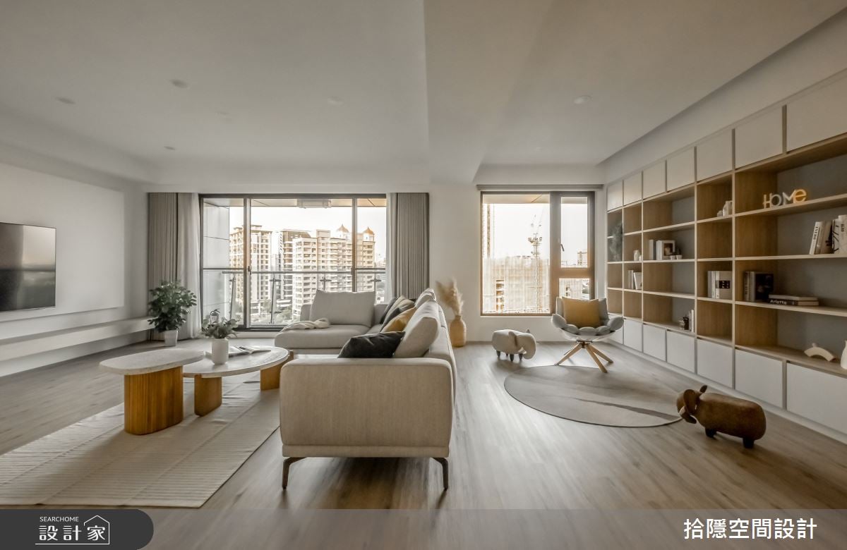 36坪北歐風實現一家四口夢想！敞朗日光延展家的尺度，木紋妝點溫度與美...