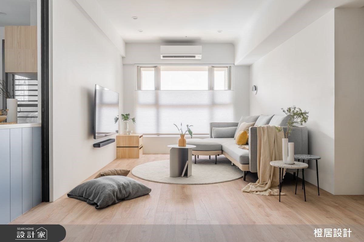 全方位照顧幼兒的北歐親子宅！以清爽純白與木質調，重拾中古屋的明亮神采