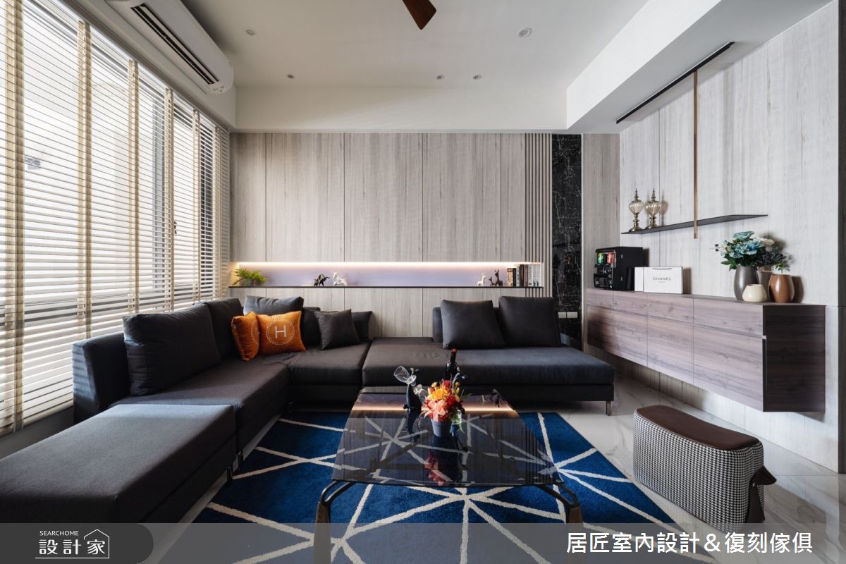 灰與木混搭出新生活，溫馨混搭風透天別墅的降臨