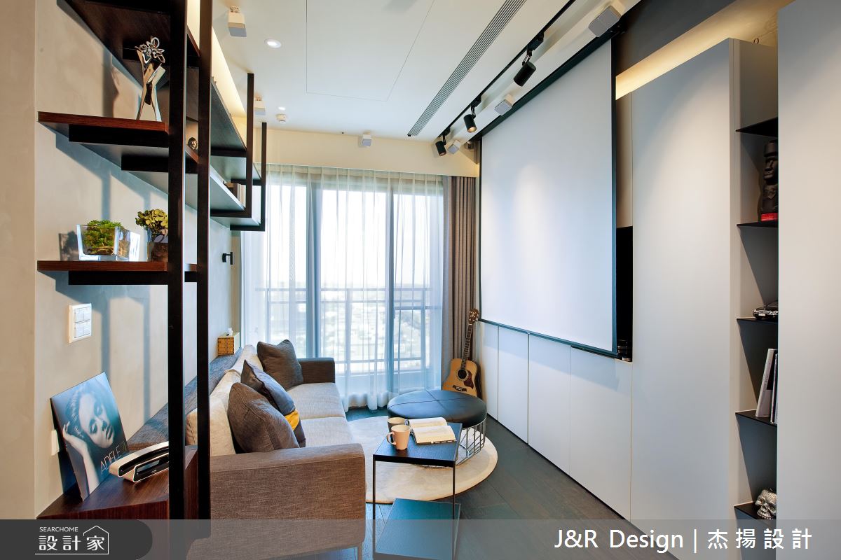 超強收納x家庭影院 為你量身訂製 20 坪 Loft 風居宅