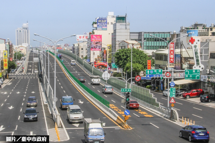 沙鹿陸橋改建完工 塞車、噪音全擺平