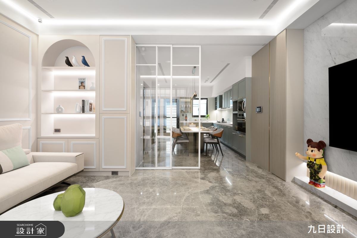 開箱百坪現代美式透天別墅！開闊廳區、臨窗臥榻及精美更衣間，構築一家...