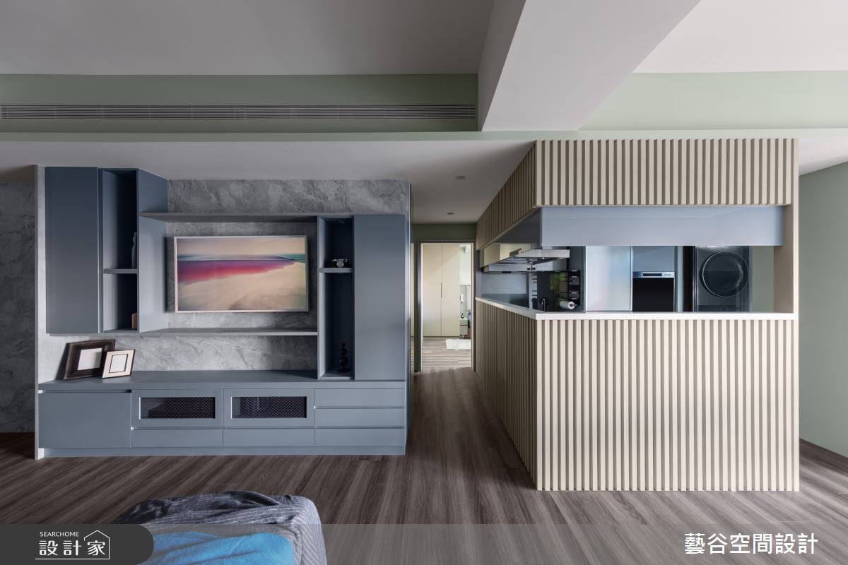 回家就放鬆的18坪機能宅！用色彩與材質轉換心情的設計秘訣