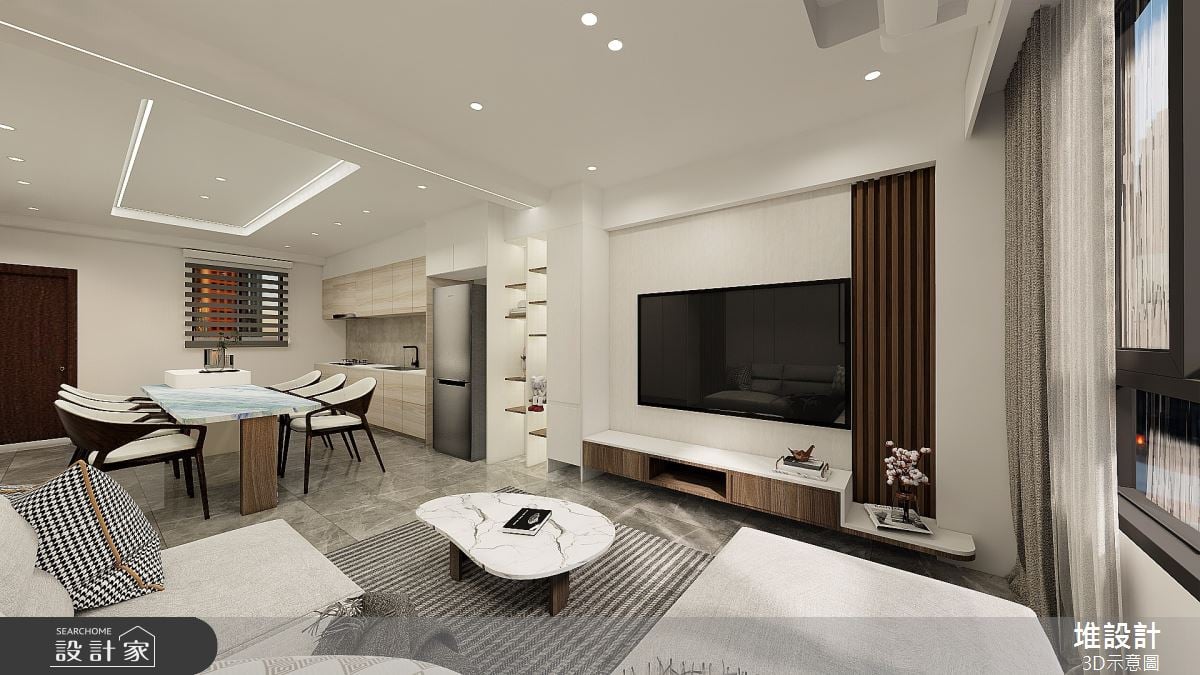 收納、生活機能全展開!運用每寸坪效與材質搭配，詮釋療癒身心的人文禪風...