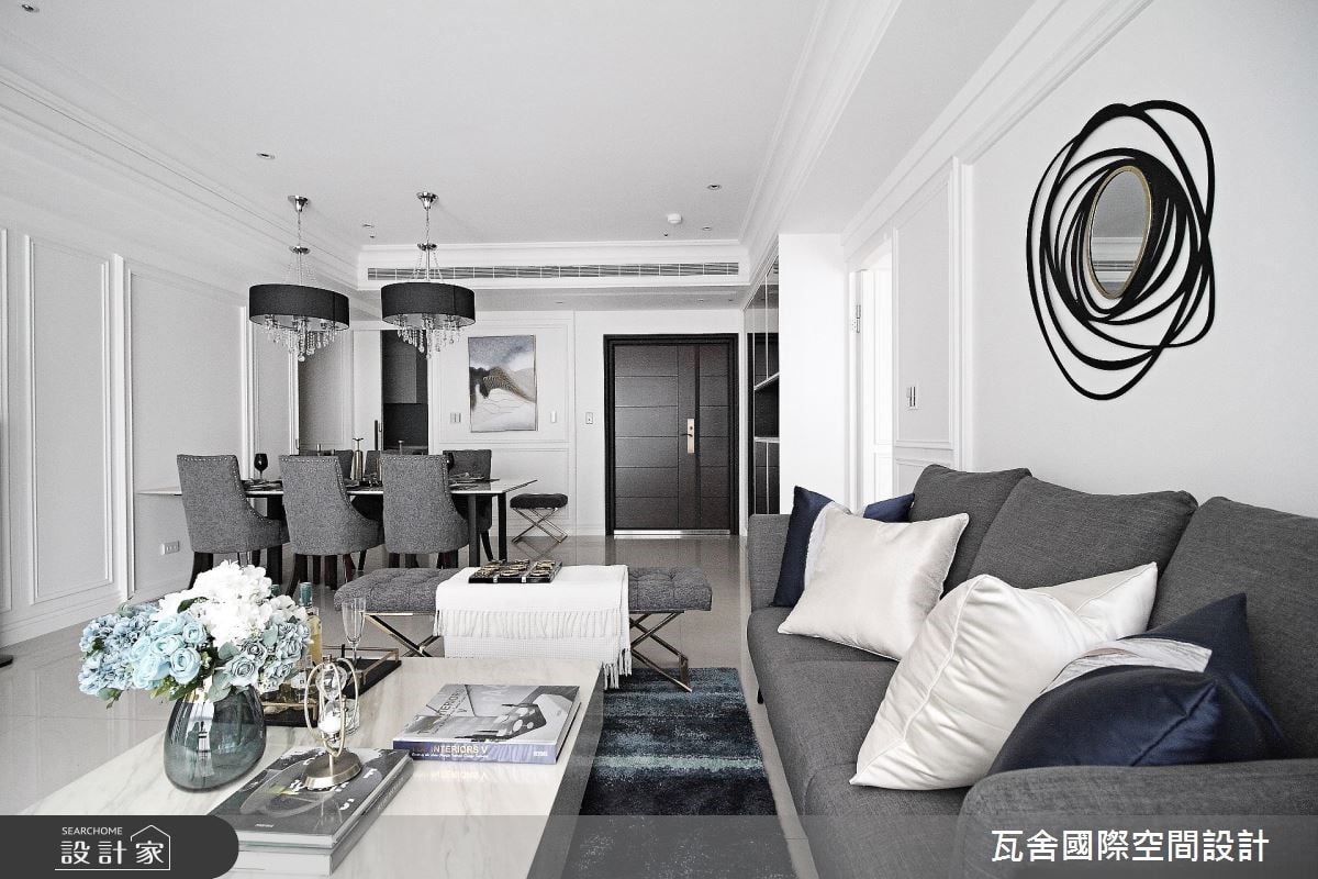 經典不敗的時尚黑白！新古典精品大宅，引領優雅生活風範！