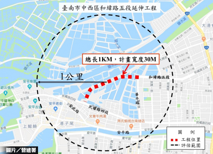 和緯路延伸 安平舊城區交通有解