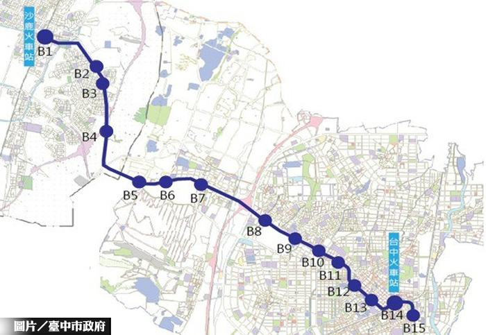 中捷藍線過關　沙鹿到台中車站39分