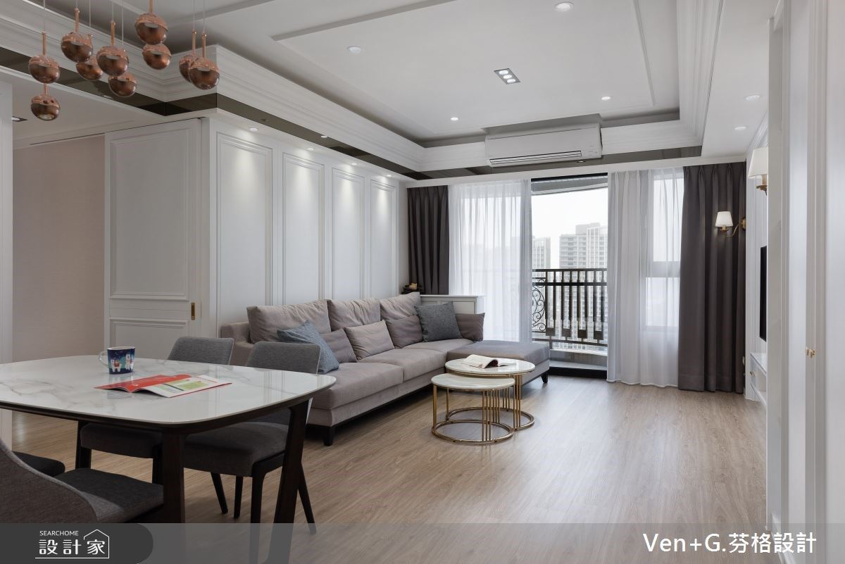 輕、暖、白！超量收納 X 極致坪效的美式風居家