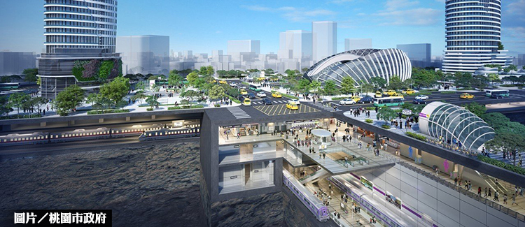 桃園鐵路地下化 總經費約1,056億