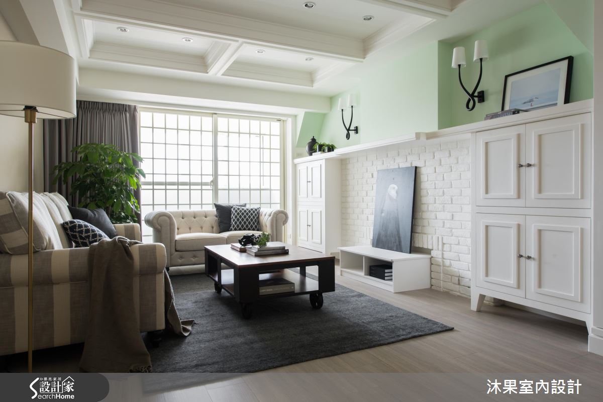 美式風格巧搭工業元素 35坪老屋再展甜美笑顏