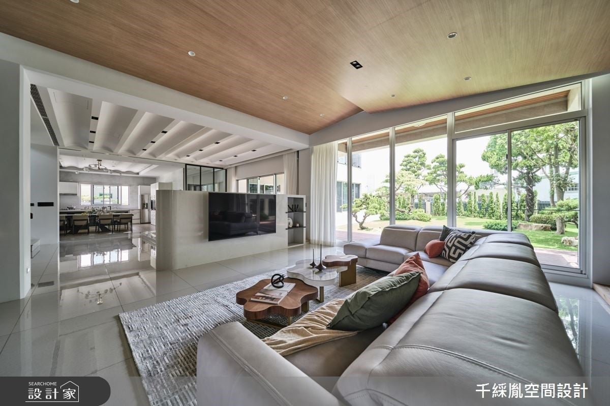 台南百坪自地自建透天別墅混搭日式與現代，打造親子互動零時差又能與自...
