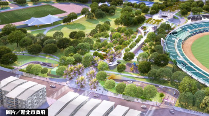 新莊運動公園停車場 預計明年6月完工