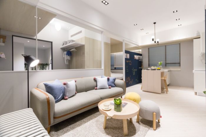 色調柔和又夢幻 北歐活潑親子宅