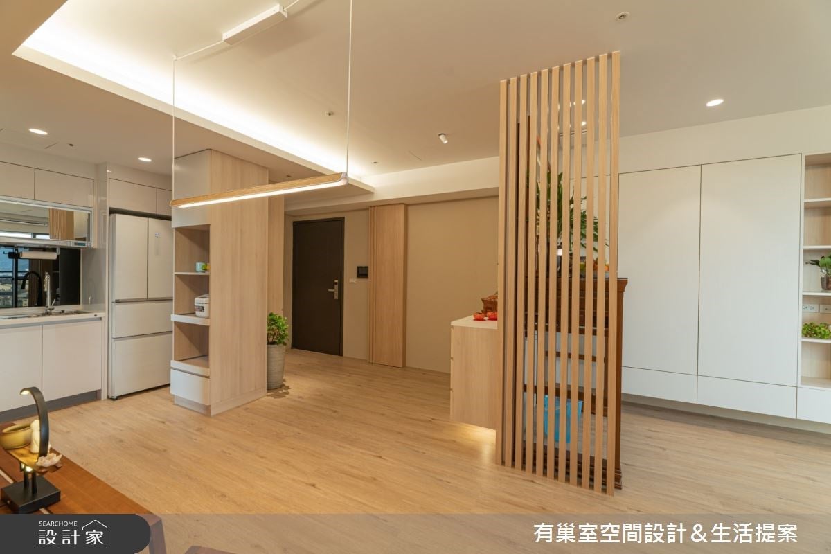 中日混合下的寧靜生活！日式木格柵與簡約設計佛堂，整合信仰與生活的 32...