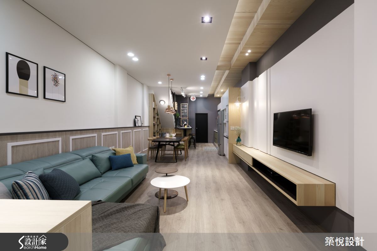 全家玩到 high！20 坪療癒系輕Loft親子宅 