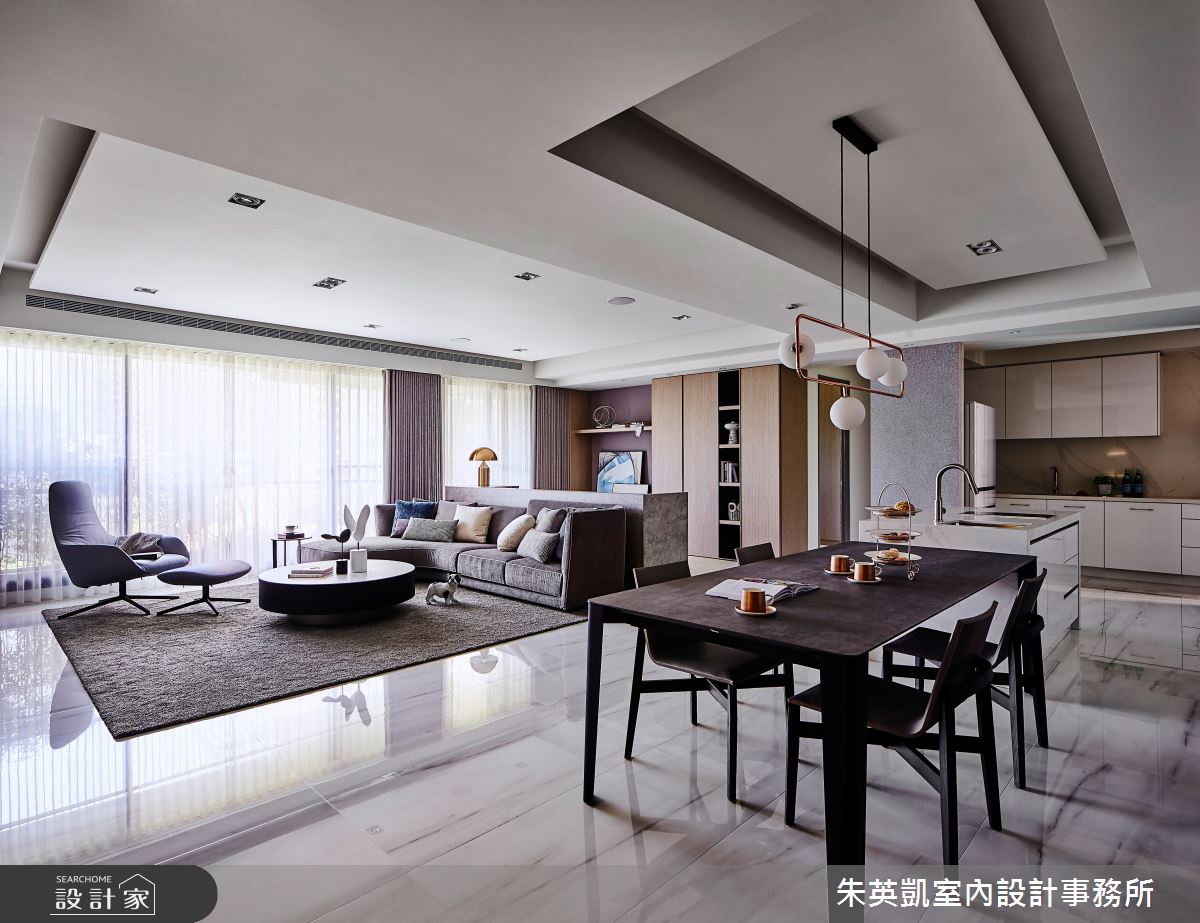 把家變成心目中的樣子，格局微調實現一家四口的現代時尚都會宅