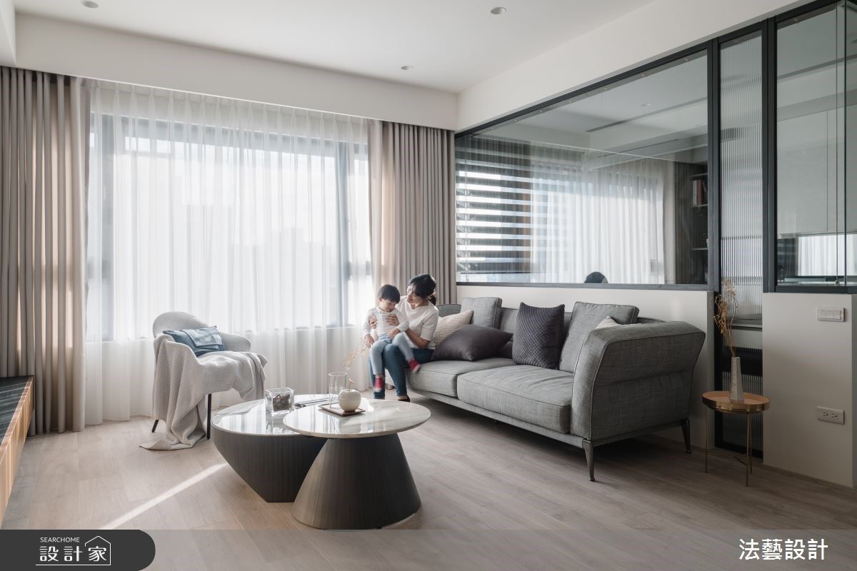 溫柔大地色敘寫簡約現代風！超美型玄關設計、玻璃書房就獻給優雅大器的你