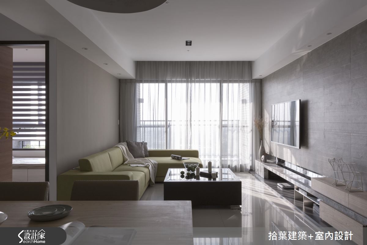 午後品味自然的浮光，就在25坪現代風日光宅