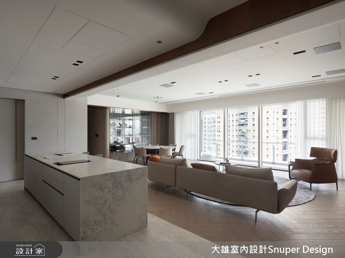 現代豪宅的白派哲學！盛裝都市光影，挹注優雅舒適生活感！