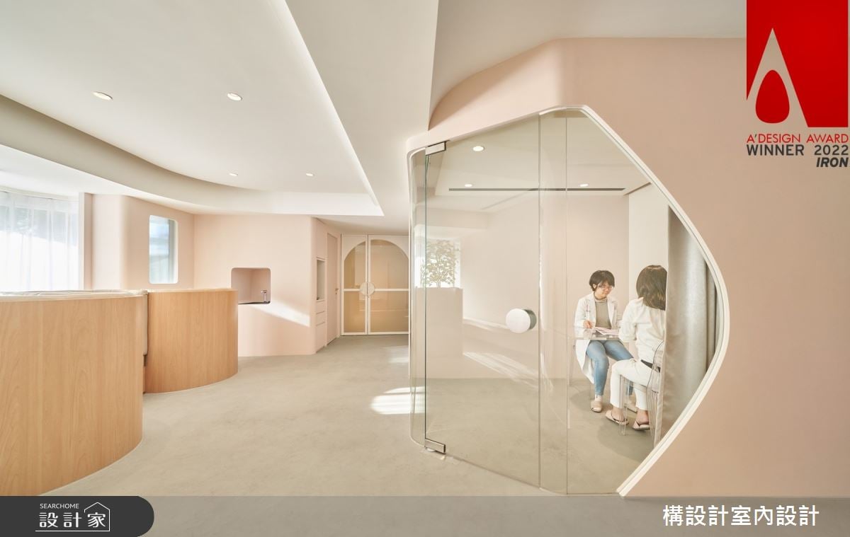 打破商業醫療空間的設計界限，用沉浸式體驗的細膩美學實踐整型醫美診所...