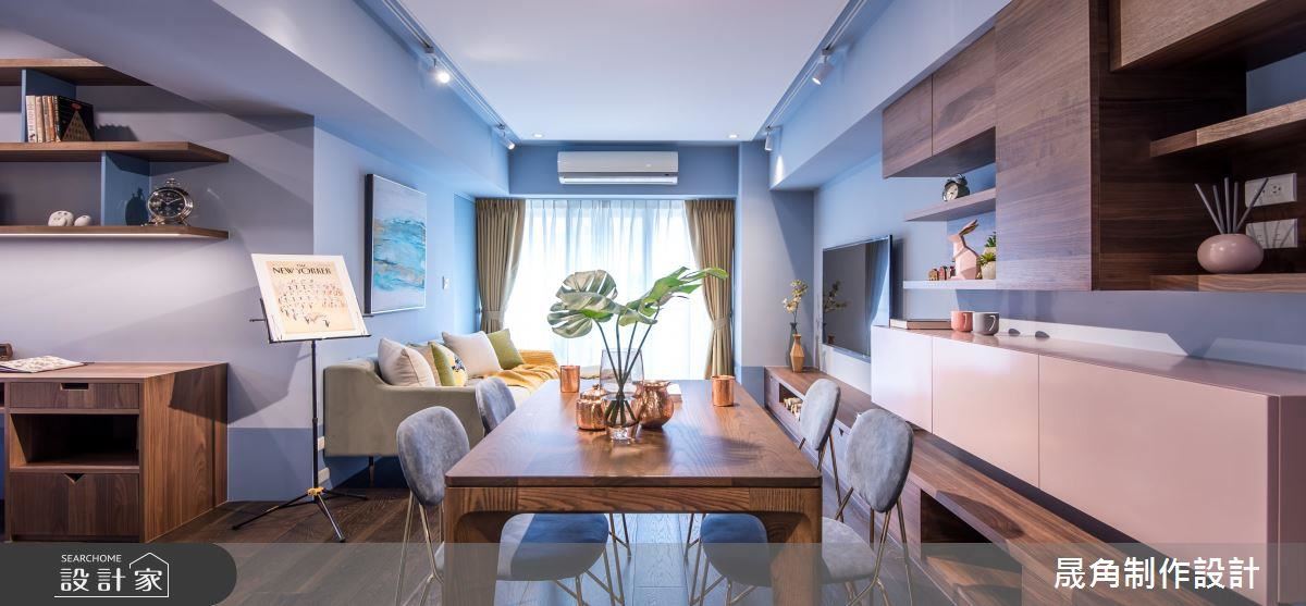 18坪好宅與喵同樂　藍色音樂海跳躍無形音符