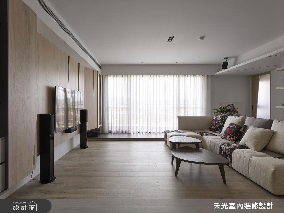 38 坪簡約風的內觀秘境宅！雙門設計隱藏專屬瑜珈空間，自由動線專為心靈...