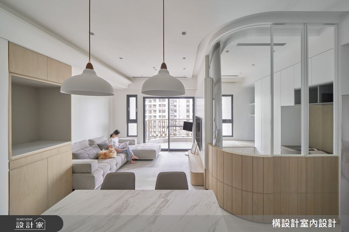 美型收納讓生活更充裕！清新北歐宅以穿透隔間引入充沛日光