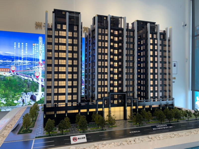珠洲醴建築模型(攝影:樂屋特派員) 珠洲醴建築模型(攝影:樂屋特派員)