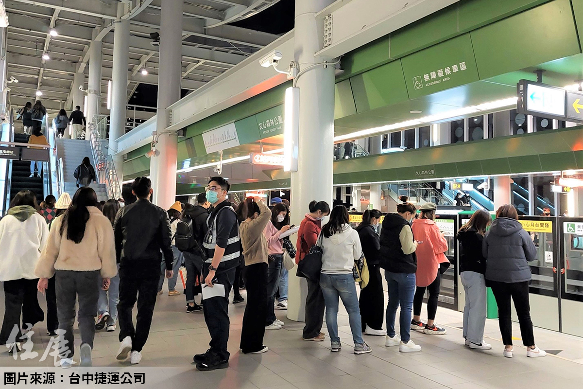 中捷運量接連創下新高 5/6起假日加密班距