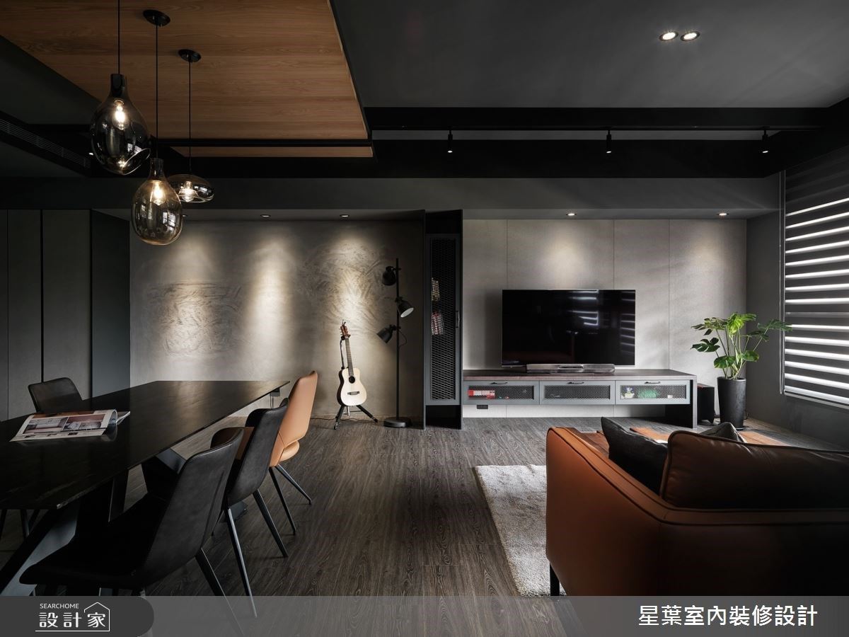 Industrial Chic Style ‧ 貓屋與開放廚房的向陽設計