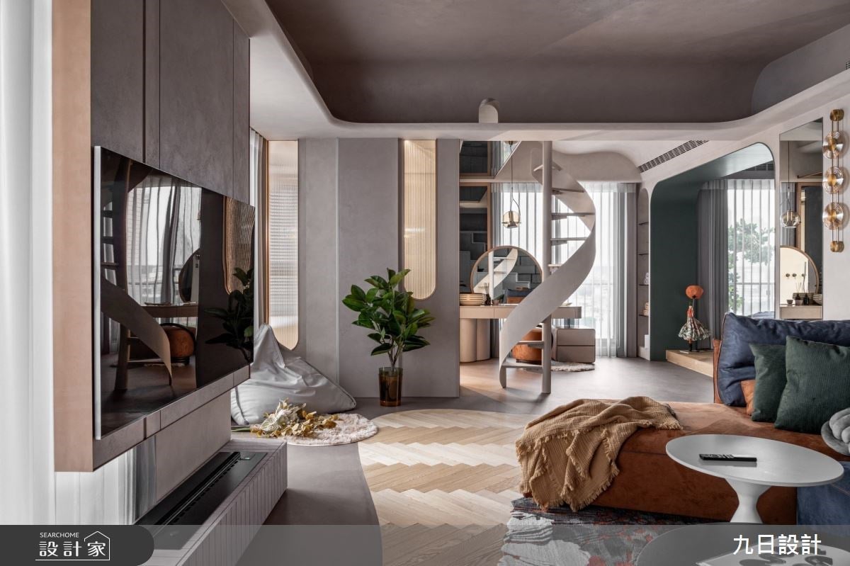 25 坪毛胚屋領域全展開！預先客變創造開闊一房一廳，複合式建材與多元設...