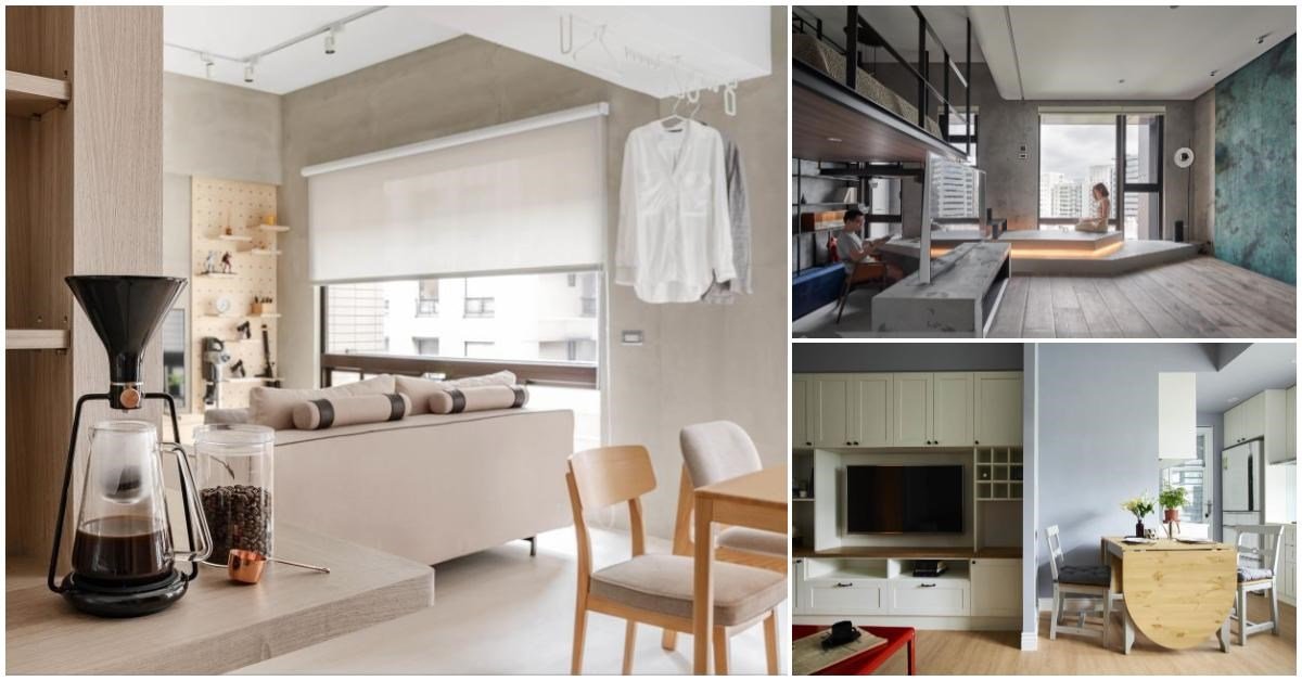 一個設計滿足多種功能！20坪以下小宅放大的彈性規劃，不再擔心空間不夠用！