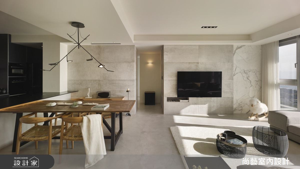 讓連綿山景成為主角！坐享恬靜自然的 35 坪簡約宅